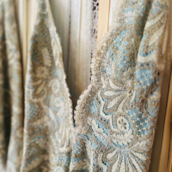 Vintage Lace One of a Kind Gown from the 1950's with Matching jacket - Picture 5 of 14